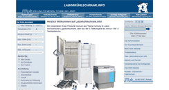 Desktop Screenshot of laborkuehlschrank.info